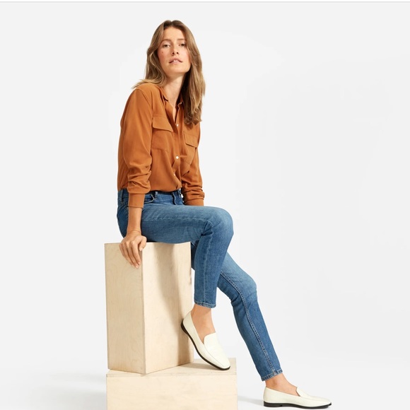 Everlane Denim - Everlane Blue Mid Rise Ankle Jeans Sz 27